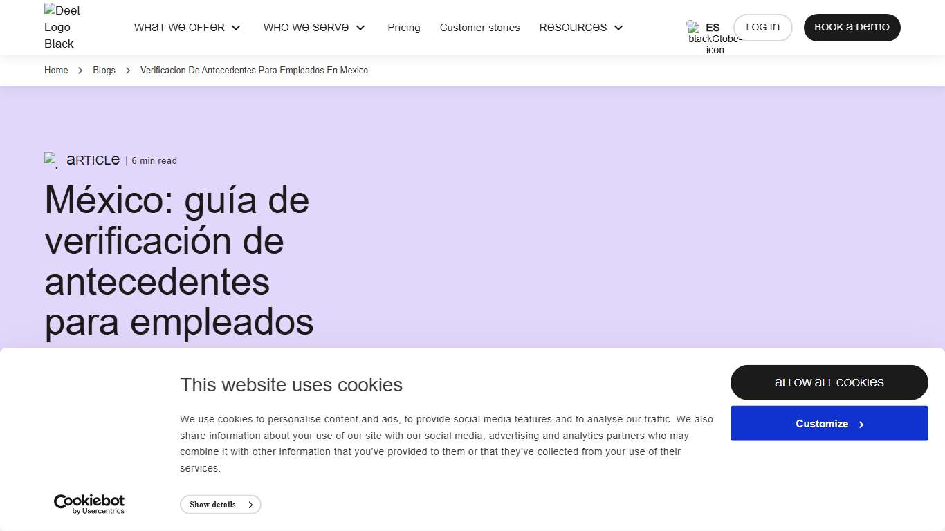 México: guía de verificación de antecedentes para empleados