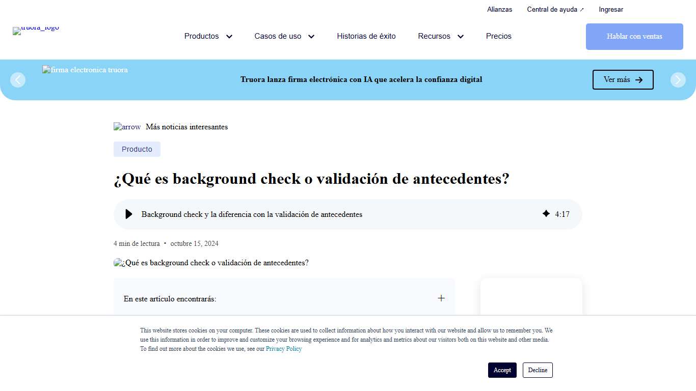 Background check y la diferencia con la validación de antecedentes