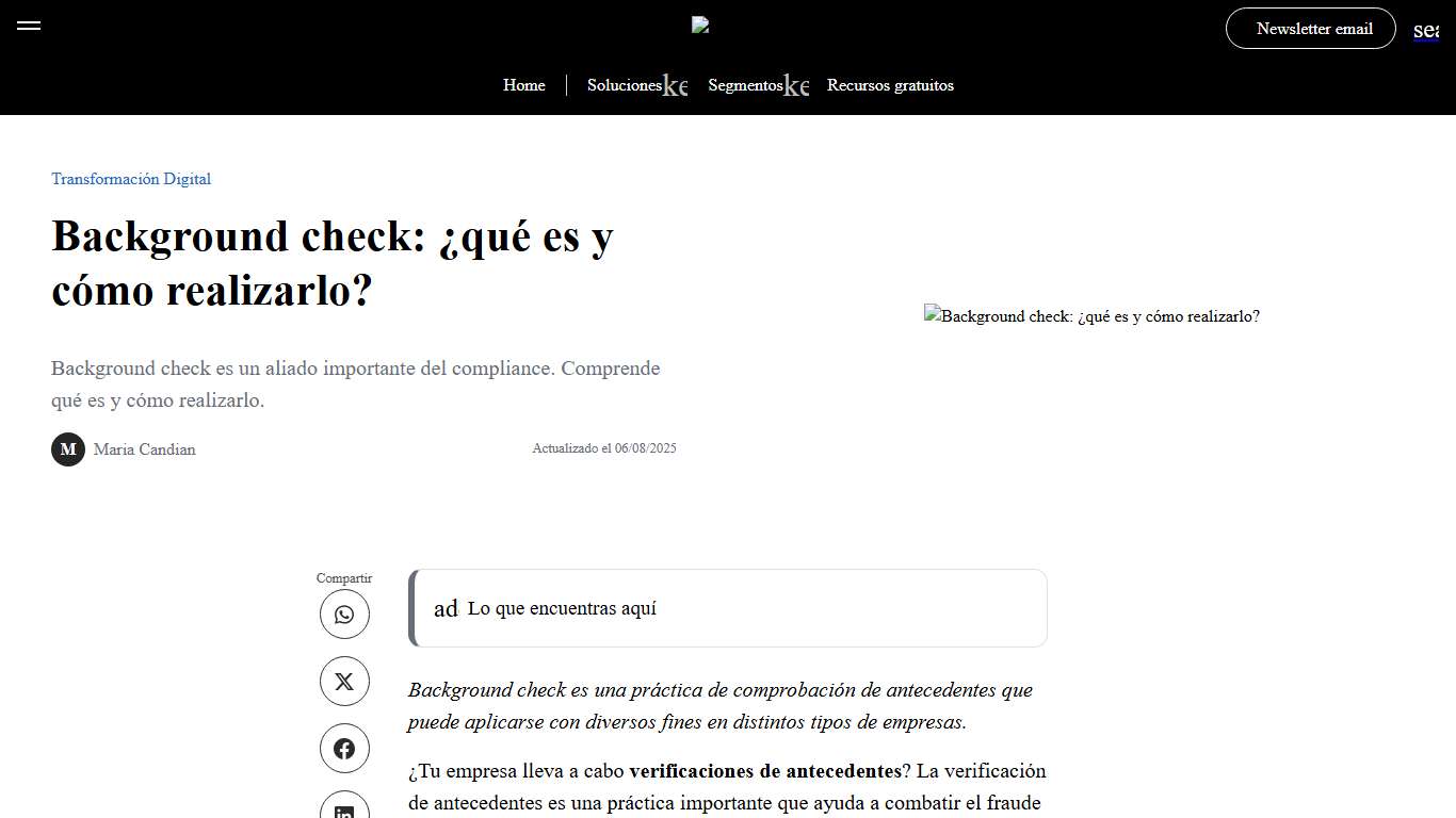Background check: ¿qué es y cómo realizarlo?